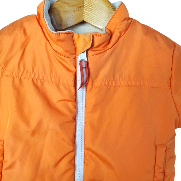 Toddler Cat & Jack Orange Jacket. 18 Mo. - Picture 3 of 11